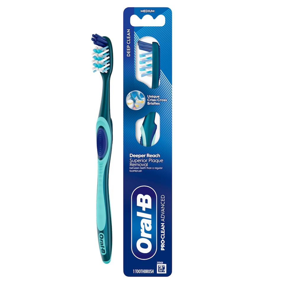 image 1 of Oral-B Pro-Clean Advanced Deep Clean Toothbrush 1 Pack