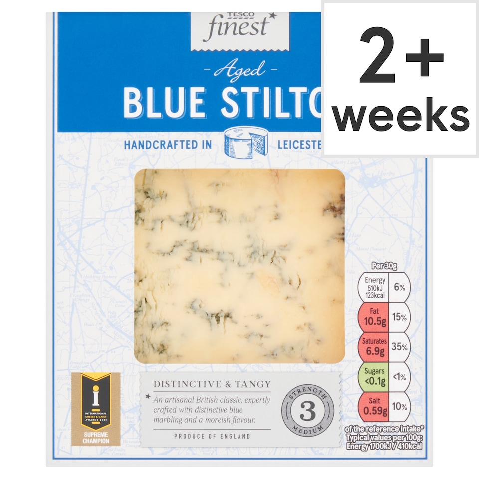 Tesco Finest Aged Blue Stilton 215G