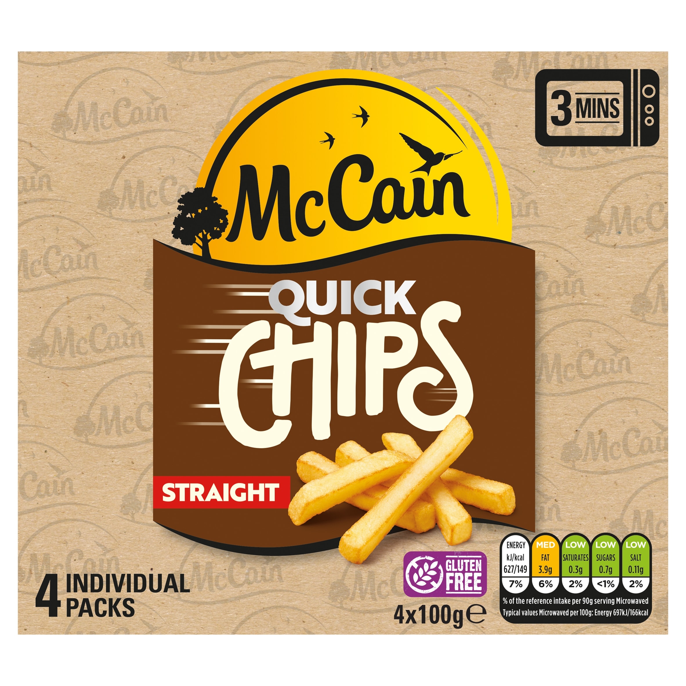 McCain Quick Chips 4 x 100G
