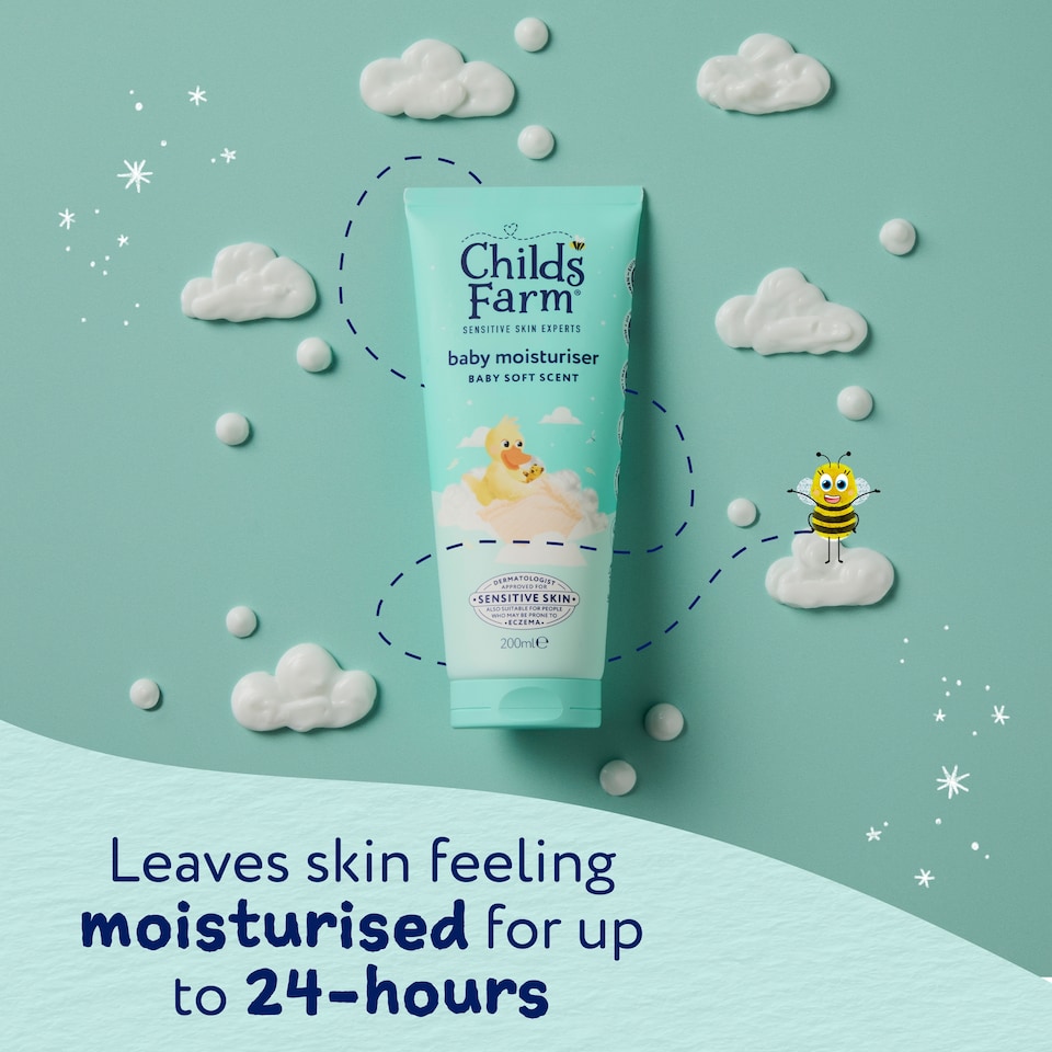 image 1 of Childs Farm Baby Moisturiser Mildly Fragranced 200ml