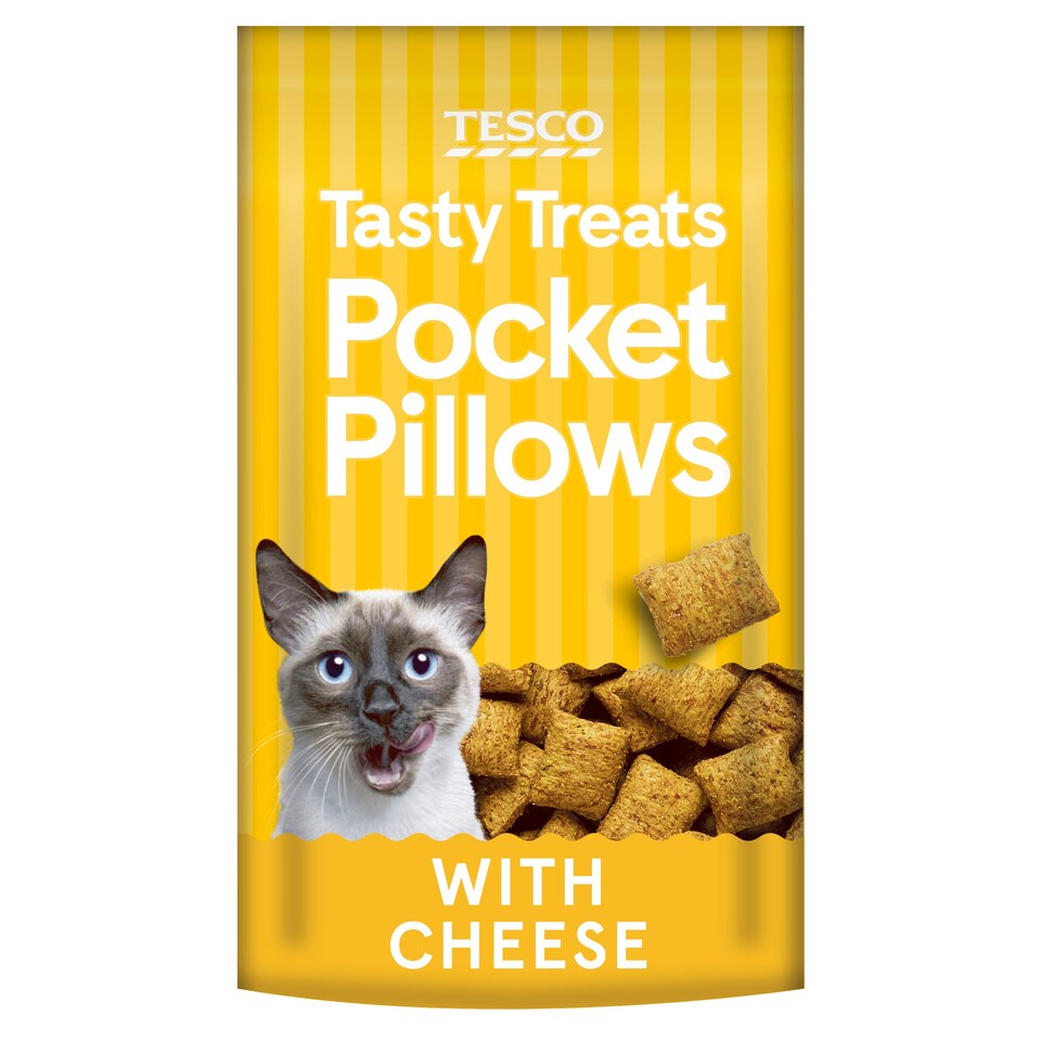 image 1 of Tesco Tasty Treats Pocket Pillows With Cheese 65G