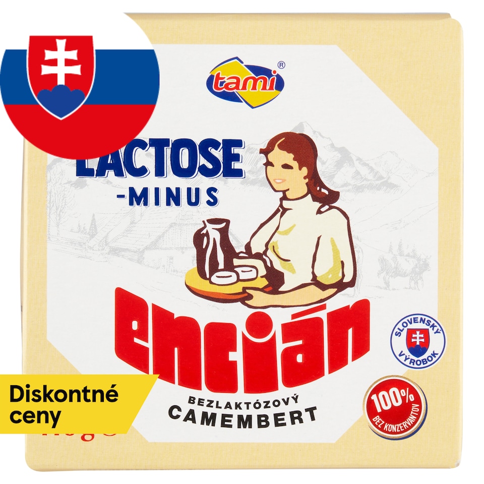 image 1 of Tami Lactose Minus Encián Lactose-Free Camembert 110 g
