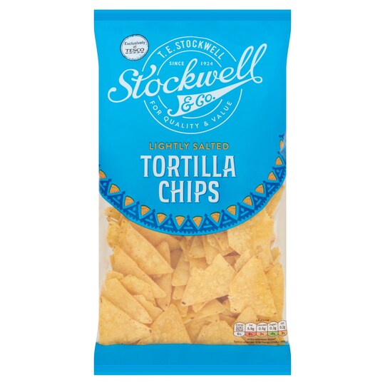 Stockwell & Co Lightly Salted Tortilla 200G Tesco Groceries