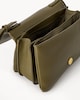 image 2 of SACHA Gold Clasp Crossbody Bag in Olive