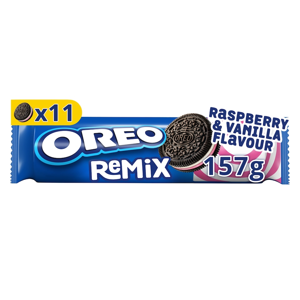 Oreo Remix Raspberry & Vanilla Flavour 157 g