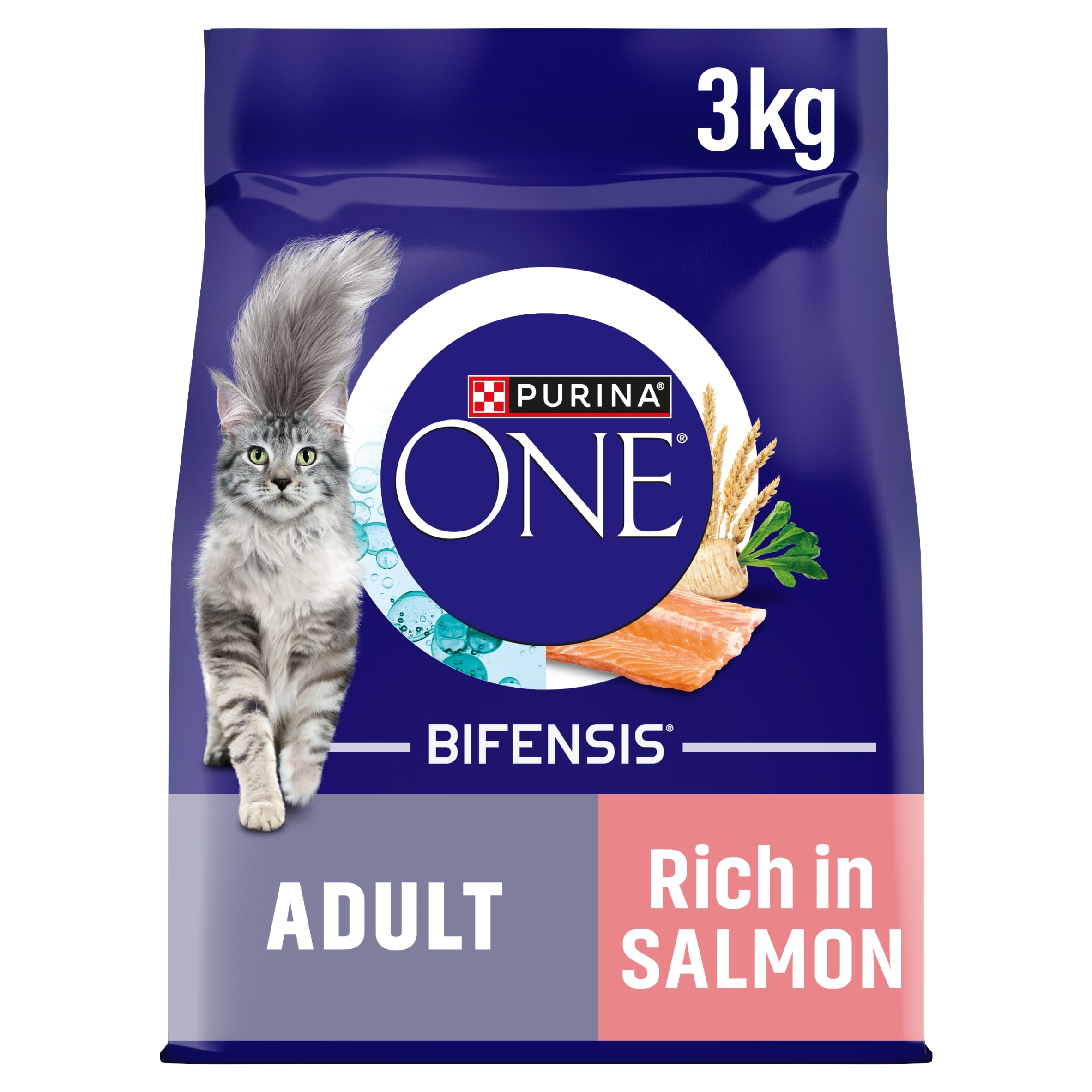 PURINA ONE Salmon Dry Cat Food 3kg