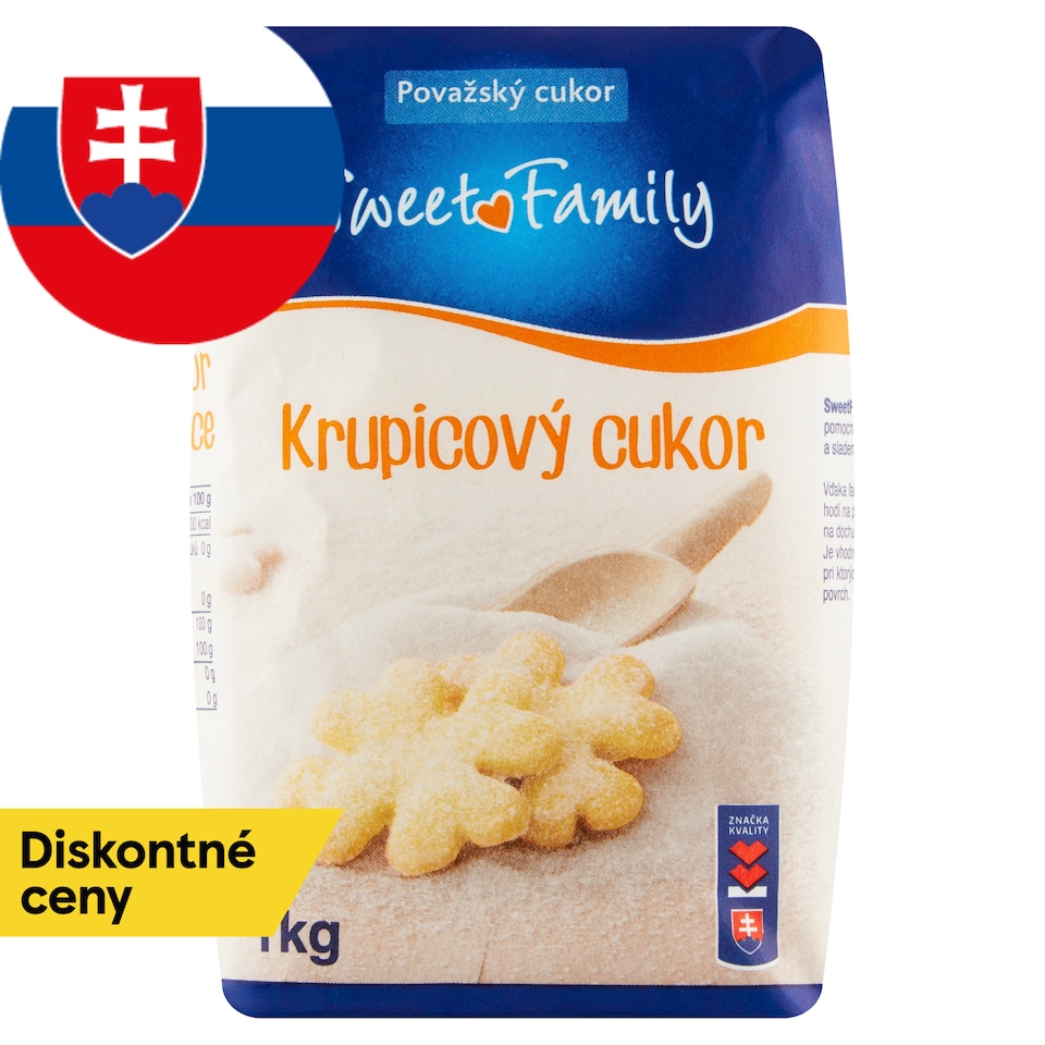 obrázok 1 z Sweet Family Krupicový cukor 1 kg
