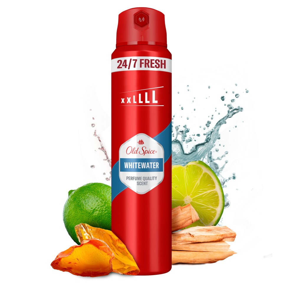 obrázok 1 z Old Spice Whitewater Telový Sprejový Dezodorant Pre Mužov 250ml