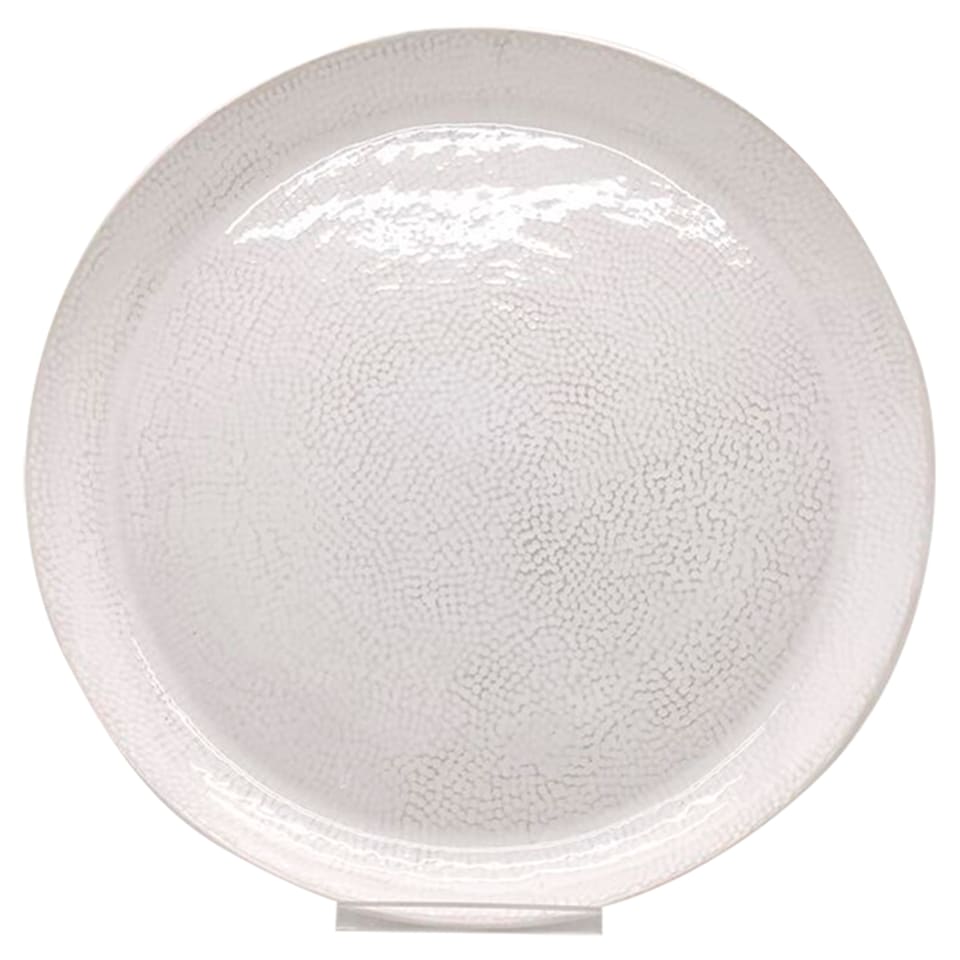 Fox & Ivy Luna White Dinner Plate