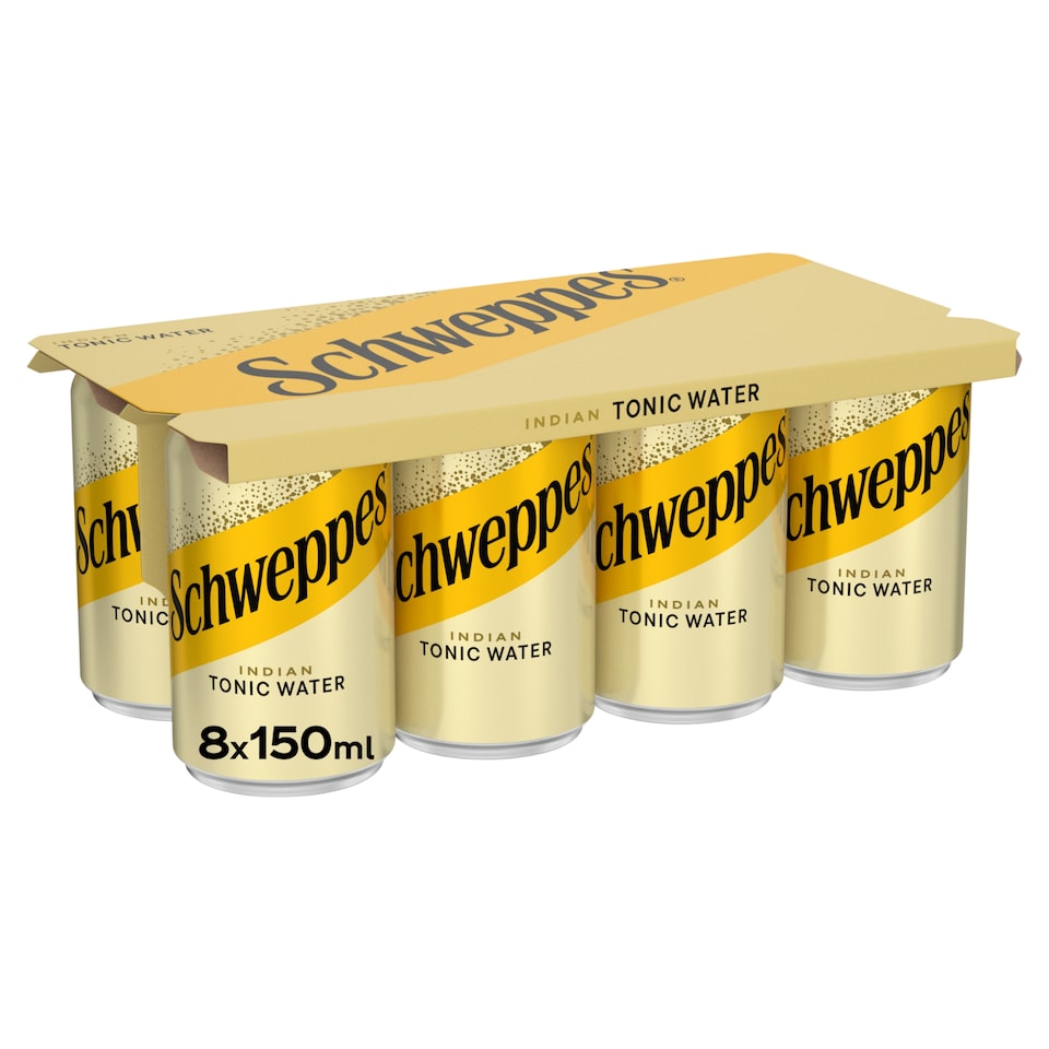 Schweppes Indian Tonic Water 8 x 150ml 