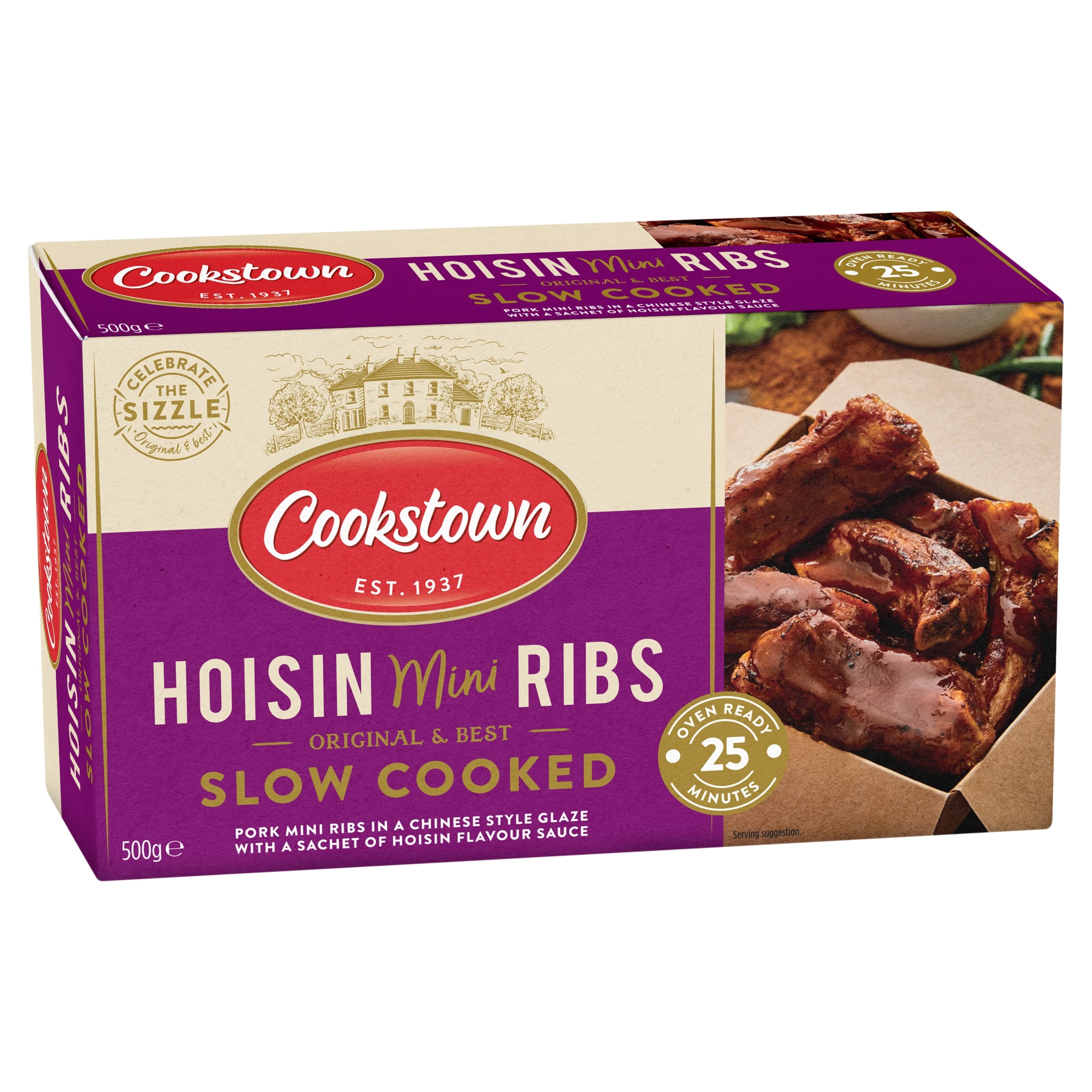 Cookstown Slow Cooked Hoisin Mini Ribs 500g - Tesco Groceries