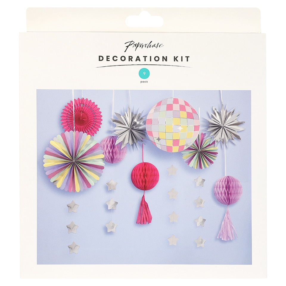 Paperchase Ombre Decoration Kit 9 Pack