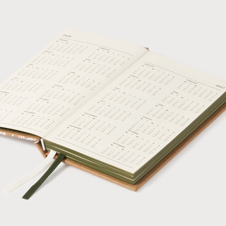 image 1 of Paperchase 2026 WTV Floral Slim Diary