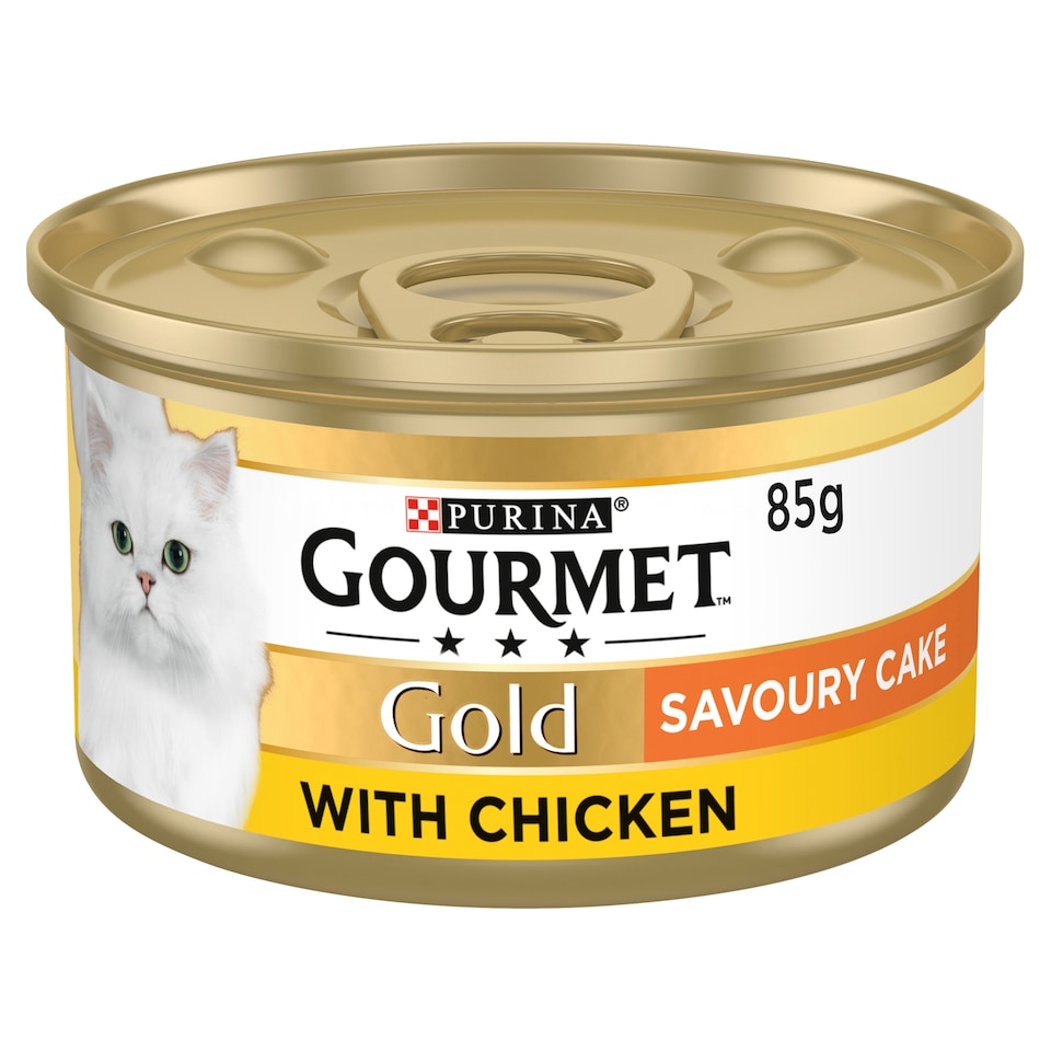 image 1 of Gourmet Gold Savoury Cake Cat Food With Chicken 85G