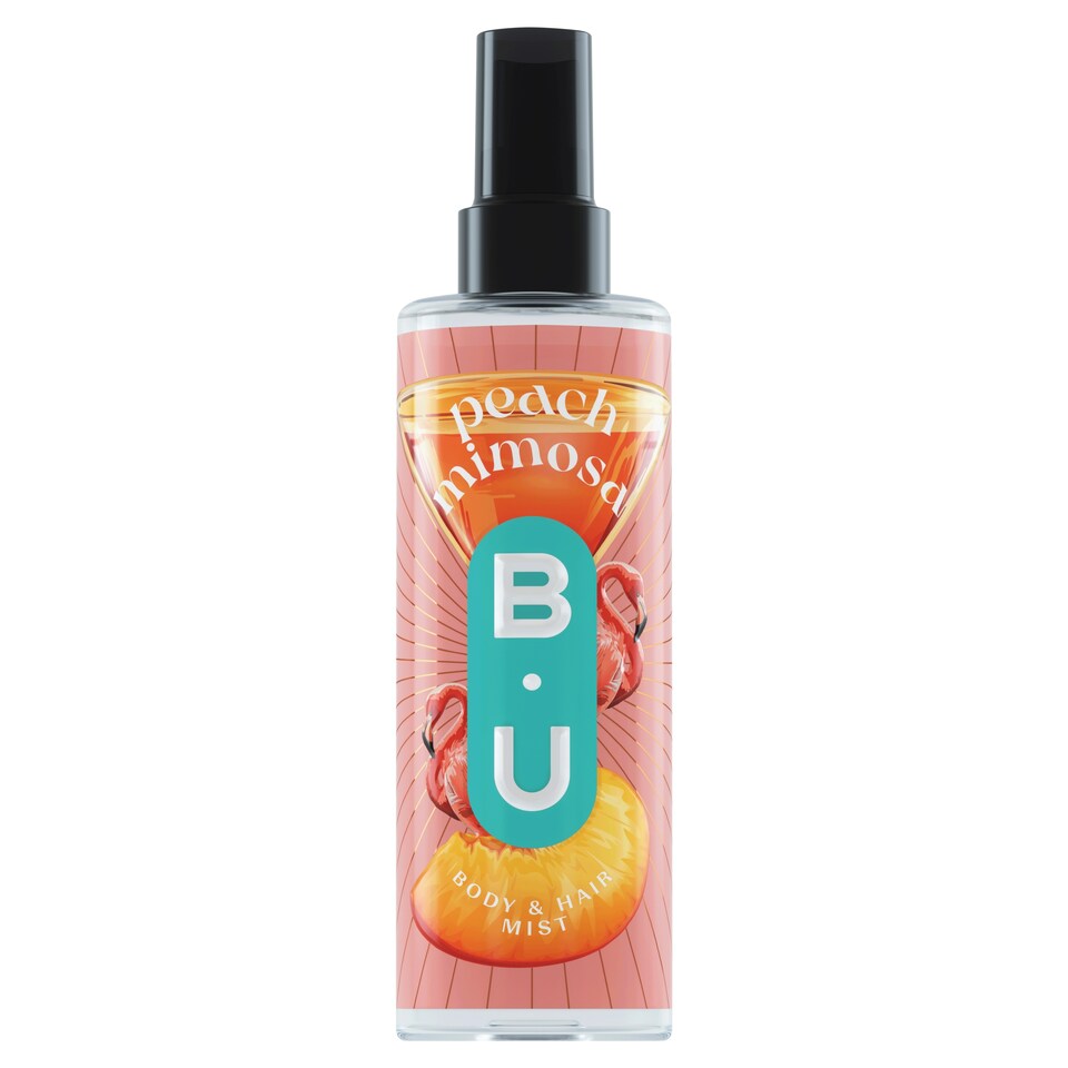 B.U Peach Mimosa illatos test- és hajpermet 200 ml