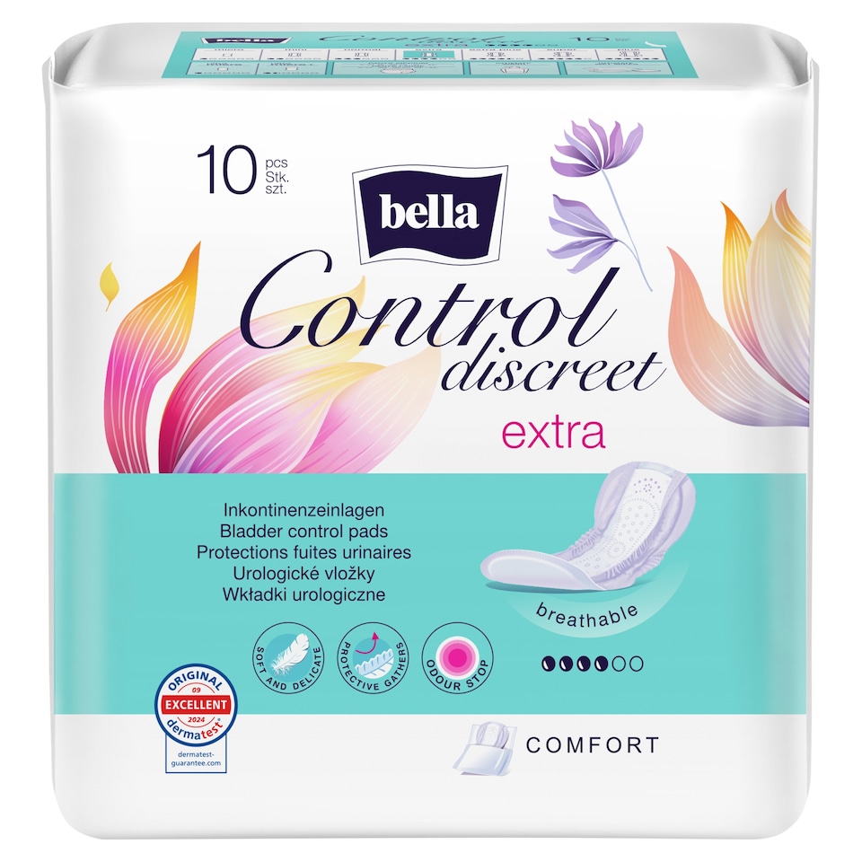 Bella Control Discreet Extra urologické vložky 10 ks