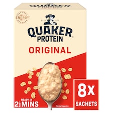Quaker Protein Oat So Simple Original Porridge Sachets 8x37.75g