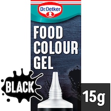Dr. Oetker Black Extra Strong Food Colour Gel 15g