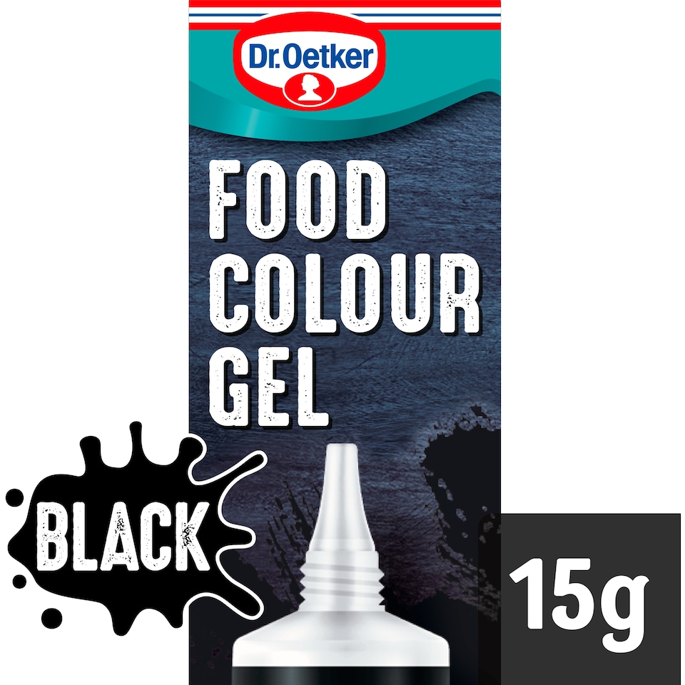 image 1 of Dr. Oetker Black Extra Strong Food Colour Gel 15g