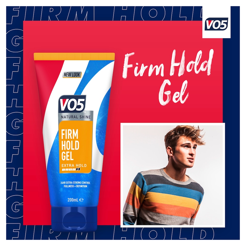 image 1 of Vo5 Firm Hold Styling Hair Gel 200Ml