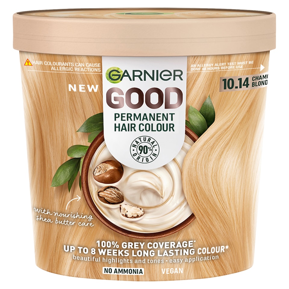 image 1 of Garnier Good Permanent Hair Colour - 10.14 Chamomile Blonde
