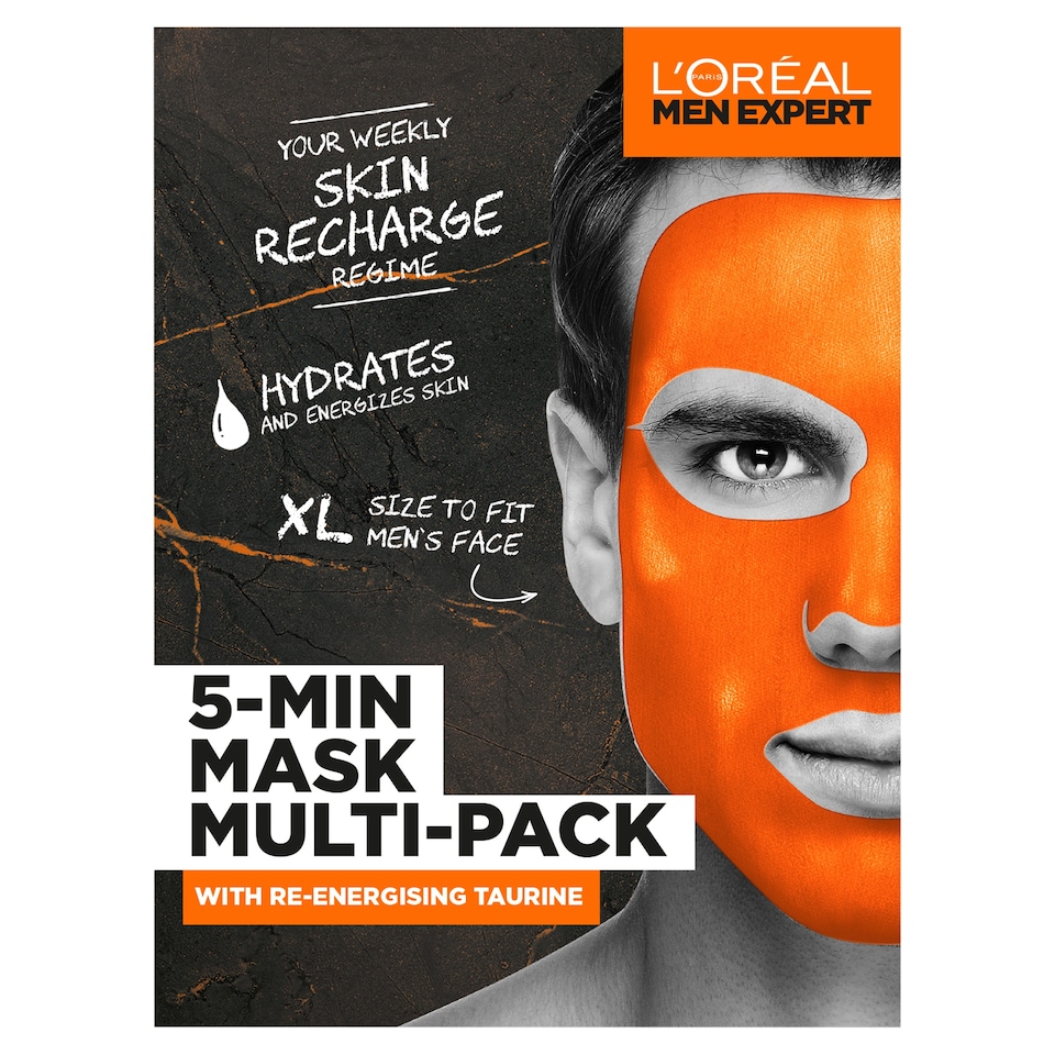 image 1 of L'oreal Men Expert 5-Min Mask Multi-Pack 30G