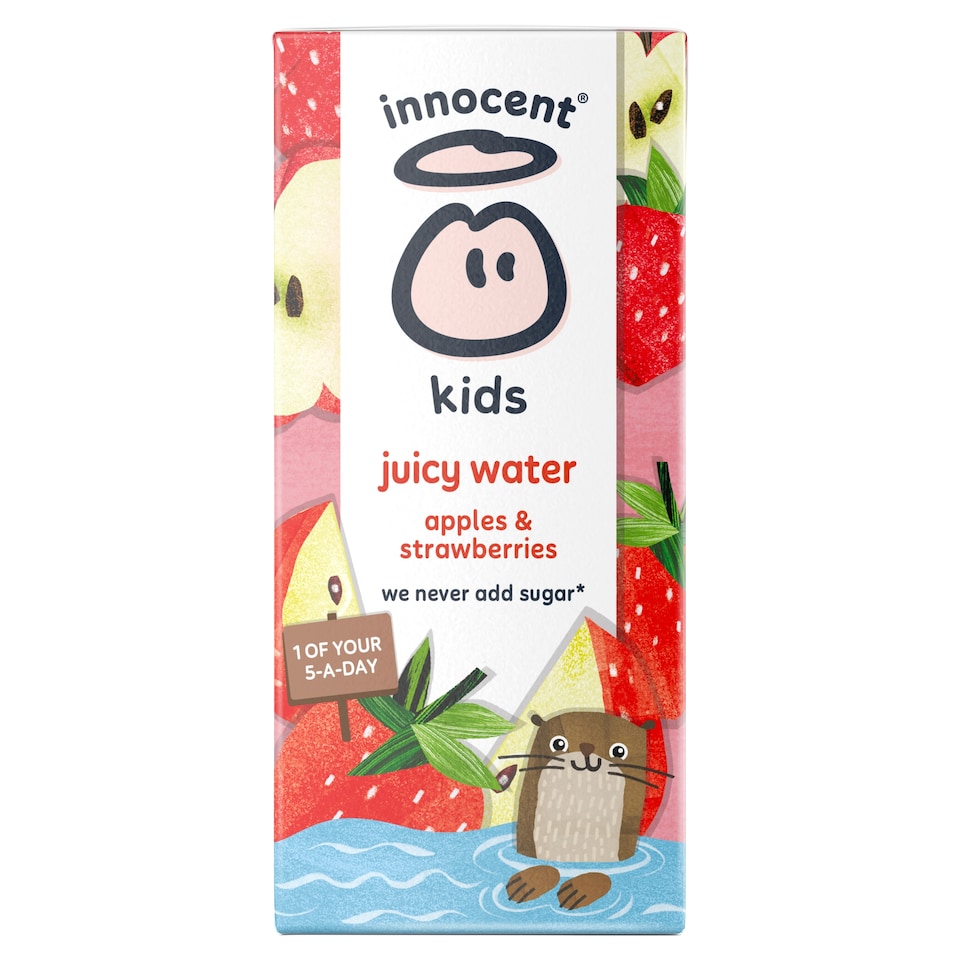 innocent Kids Juicy Water Apples And Strawberries 200ml