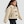 Cream, F&F Girls Teddy Duffle Coat in Cream