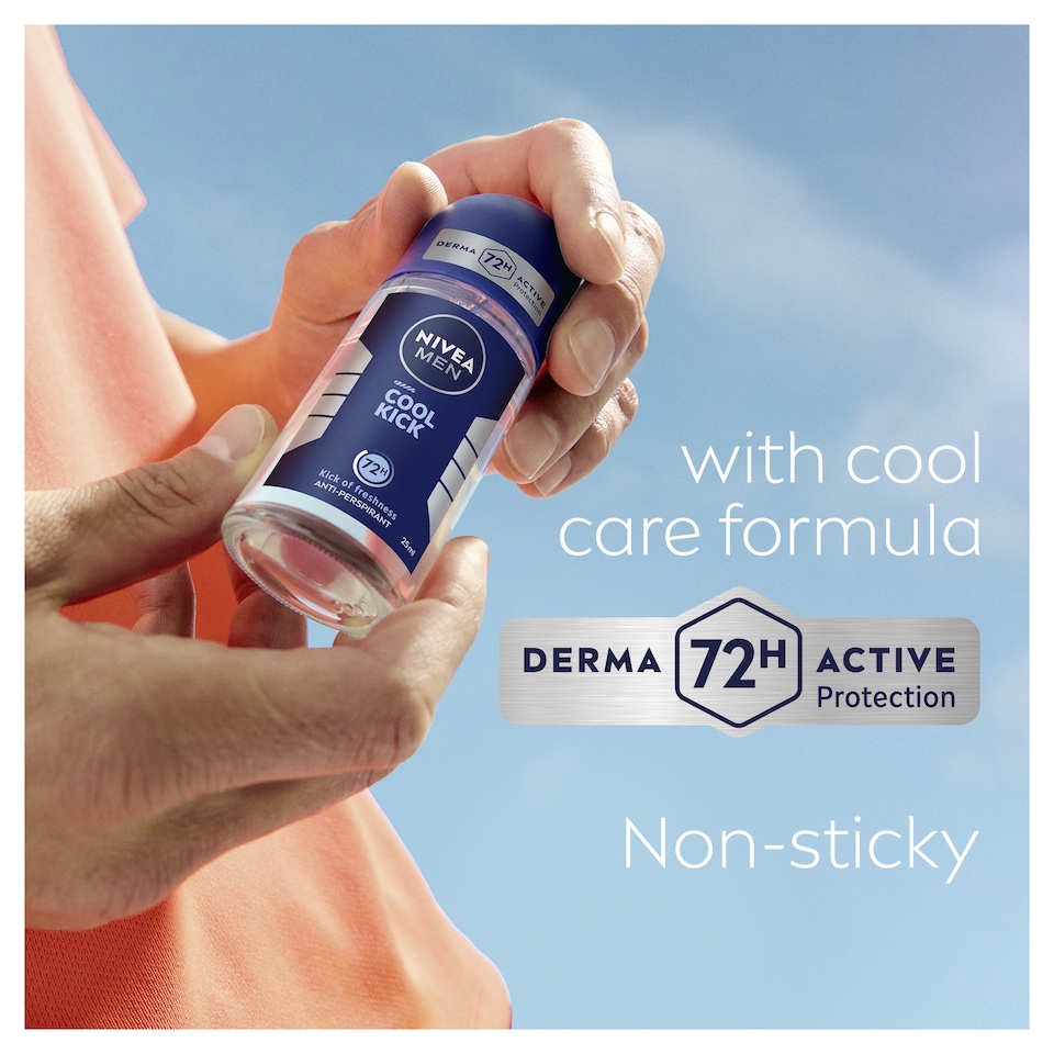 image 1 of NIVEA MEN Antiperspirant Deodorant Roll On - Cool Kick 50ml