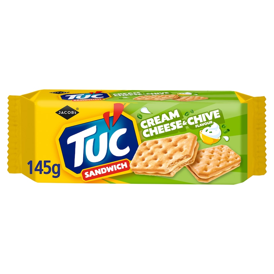 Jacob's TUC Sandwich Cream Cheese & Chive 145g