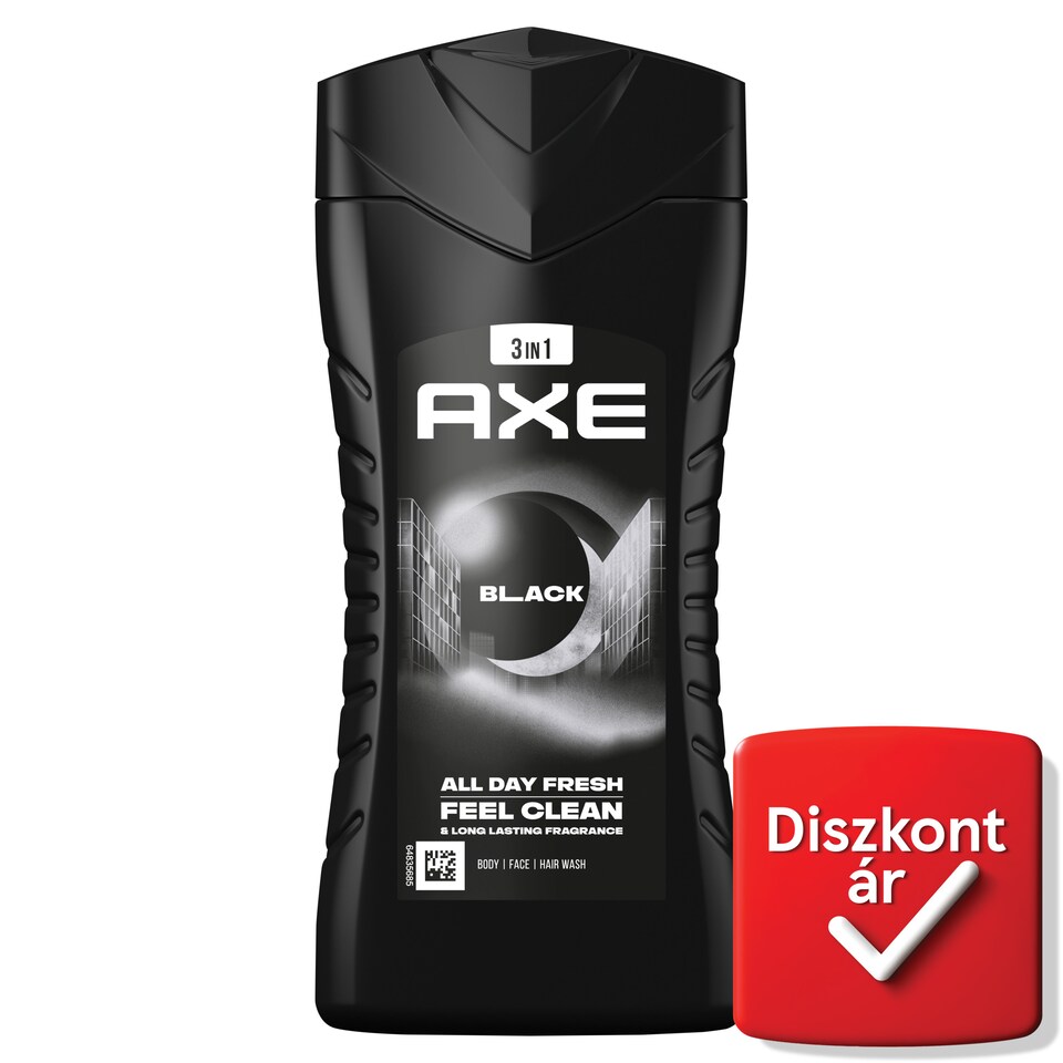 AXE Black 3 in 1 Shower Gel for Body, Face and Hair 250 ml