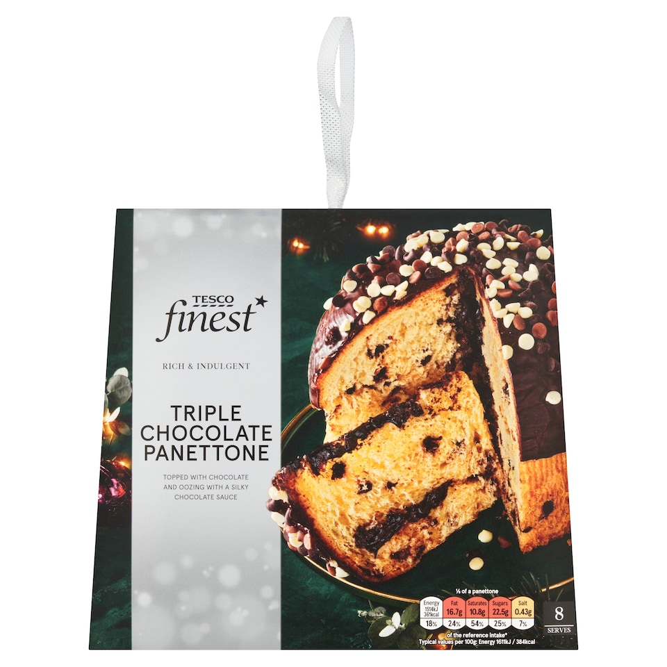 Tesco Finest Triple Chocolate Panettone 750g
