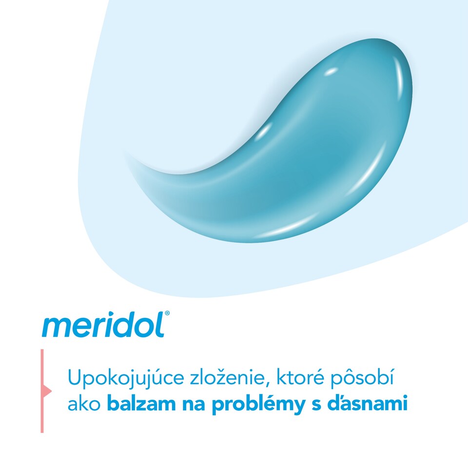 obrázok 1 z meridol® Gum Protection & Gentle White zubná pasta na ochranu ďasien a jemné bielenie 75 ml