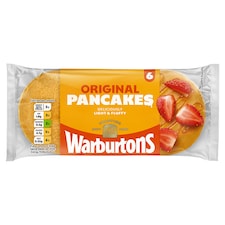 Warburtons Soft Pancakes 6 Pack