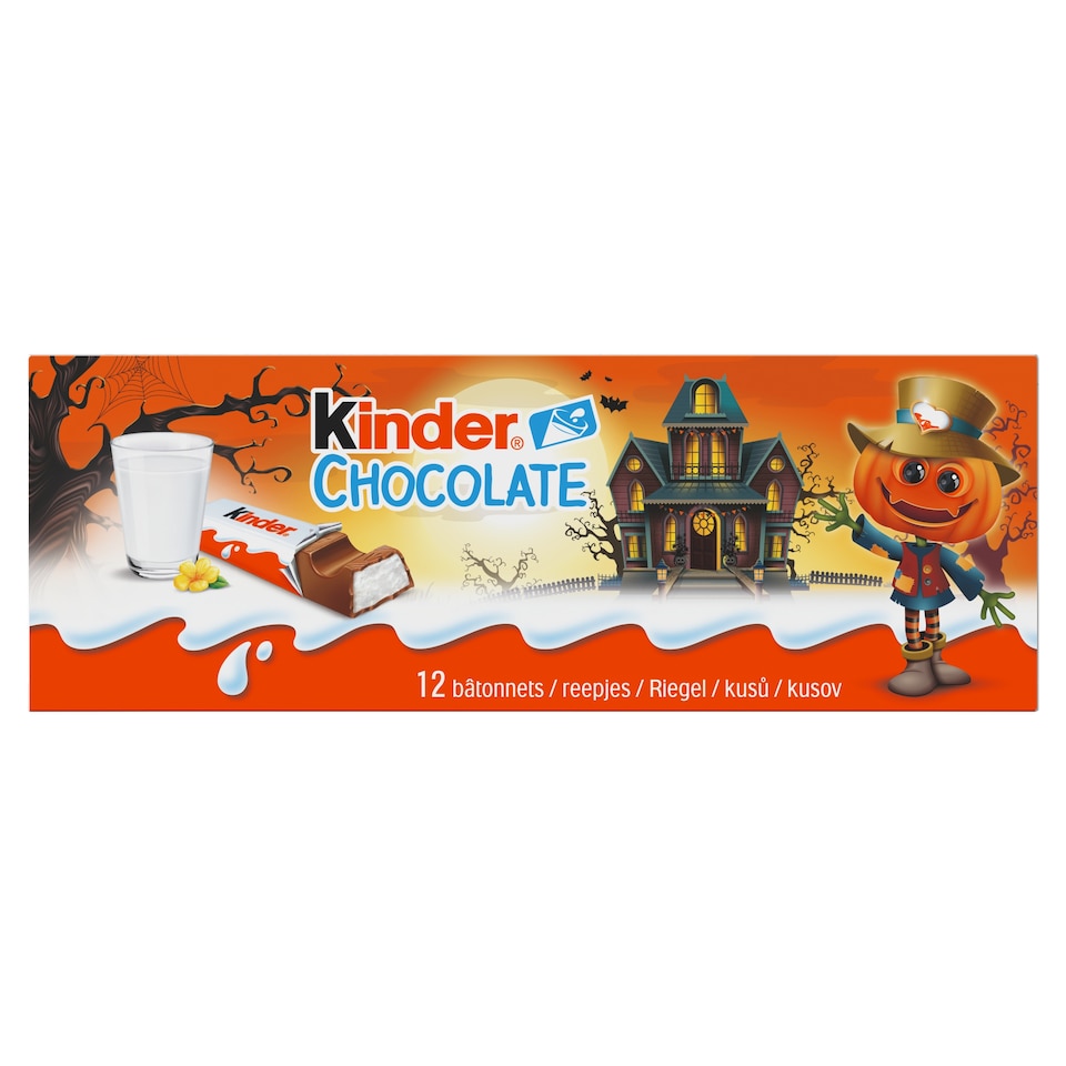 Kinder Chocolate Tyčinky z mléčné čokolády s mléčnou náplní 12 ks 150g