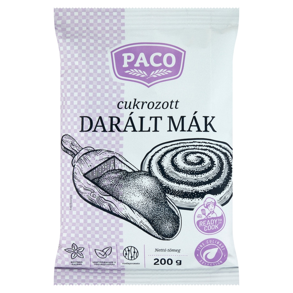 Paco cukrozott darált mák 200 g
