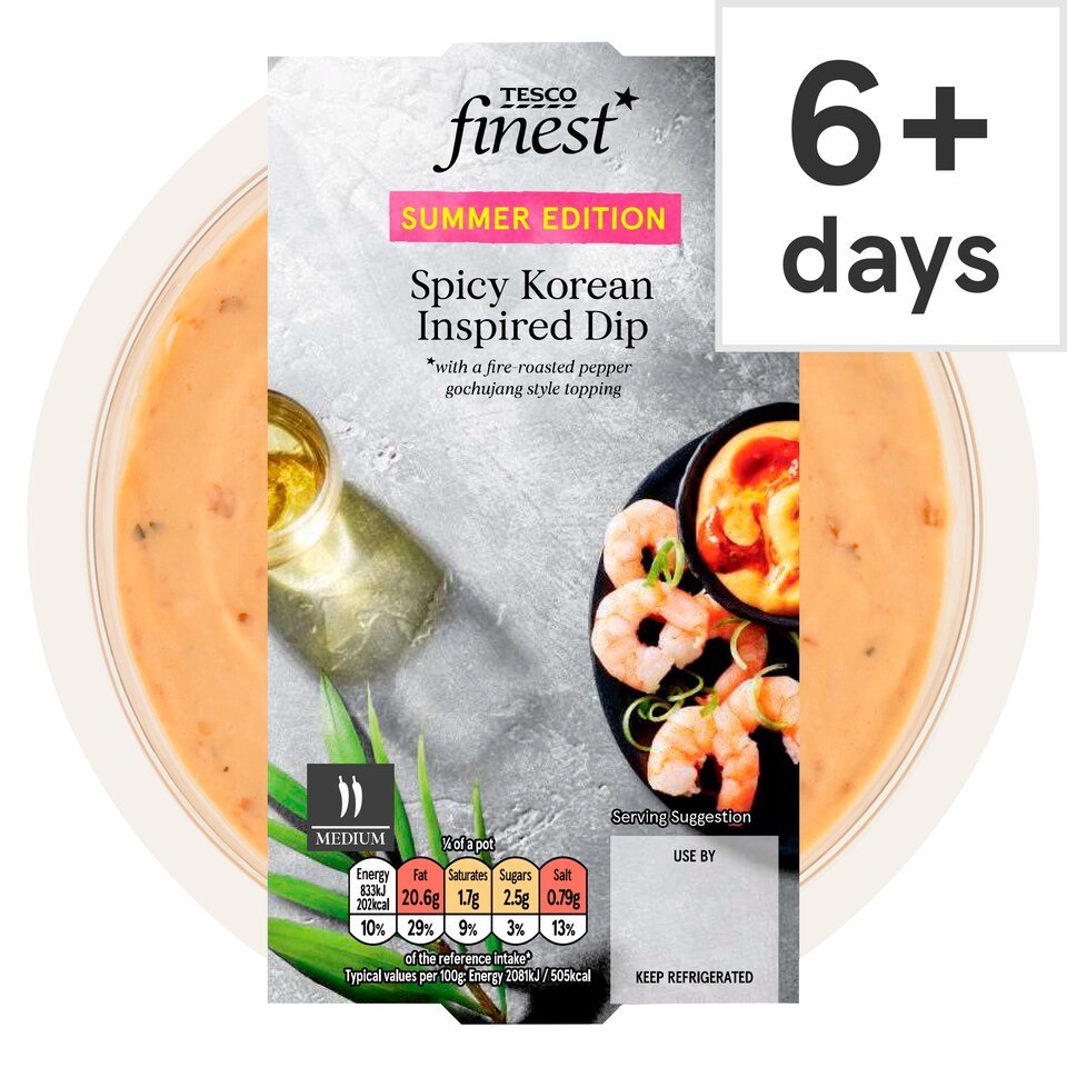 Tesco Finest Spicy Korean Inspired Dip 160G Tesco Groceries