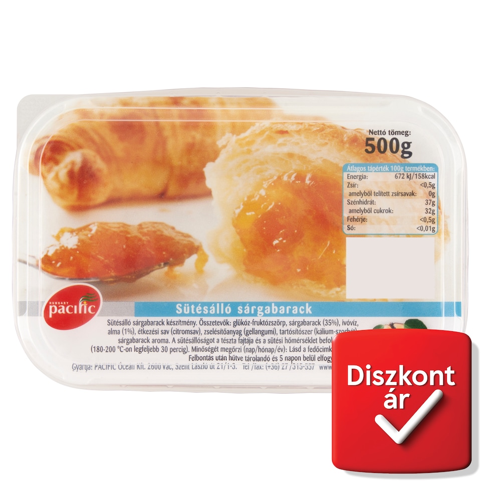 Pacific sütésálló sárgabarack készítmény 500 g  1. kép