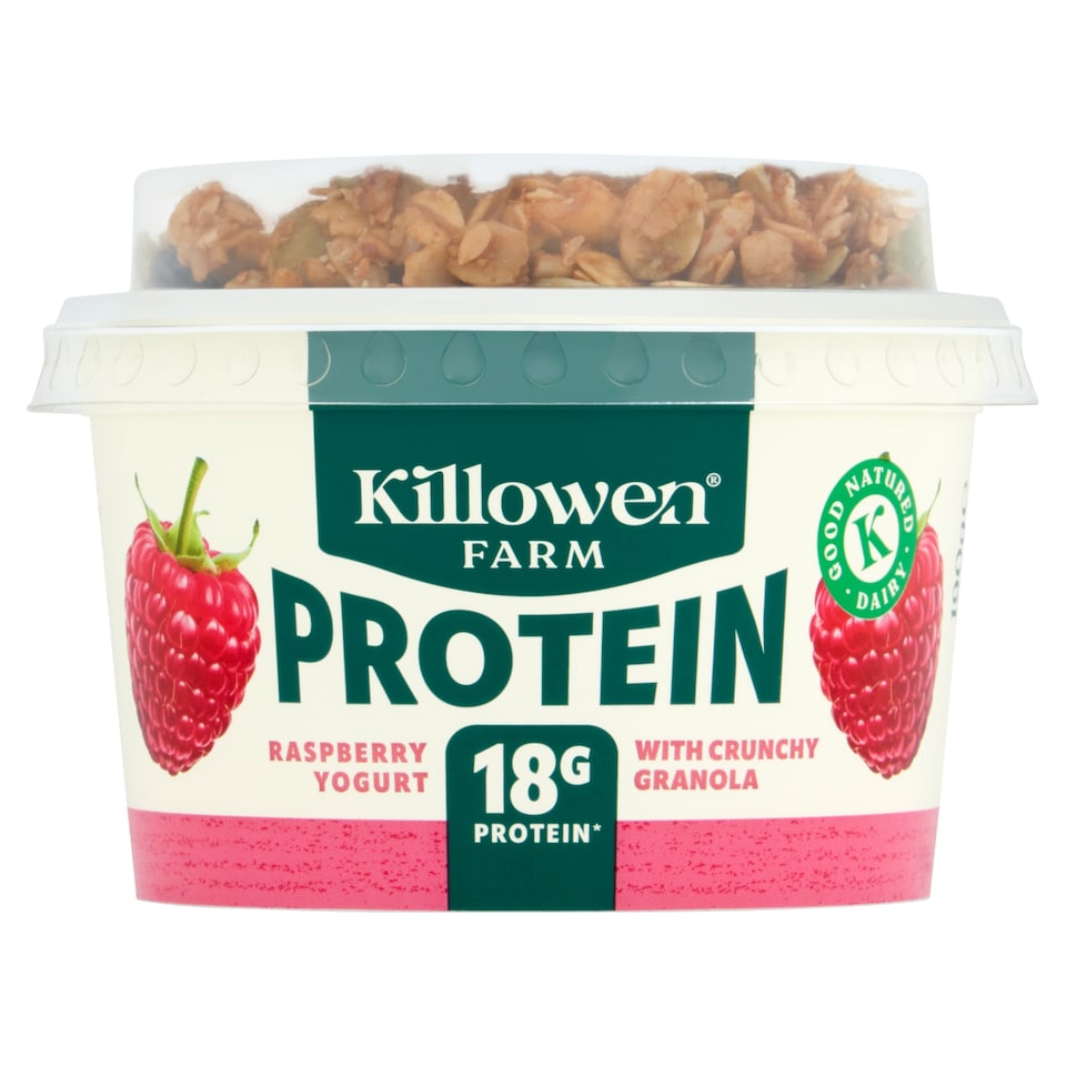 Killowen Farm Protein With Granola Raspberry 190g