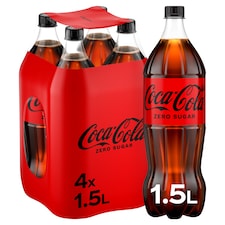 Coca Cola Zero 4 X 1.5 Litre