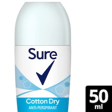 Sure Women Cotton Dry 48h Antiperspirant Deodorant Roll On 50ml