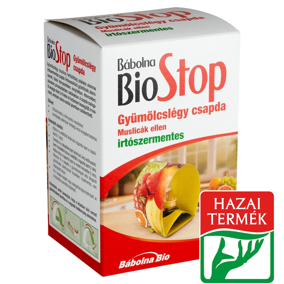 BioStop irtószermentes gyümölcslégy csapda muslincák ellen