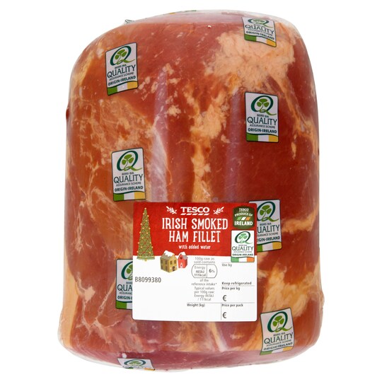 Tesco Irish Smoked Ham Fillet 3.7Kg Tesco Groceries