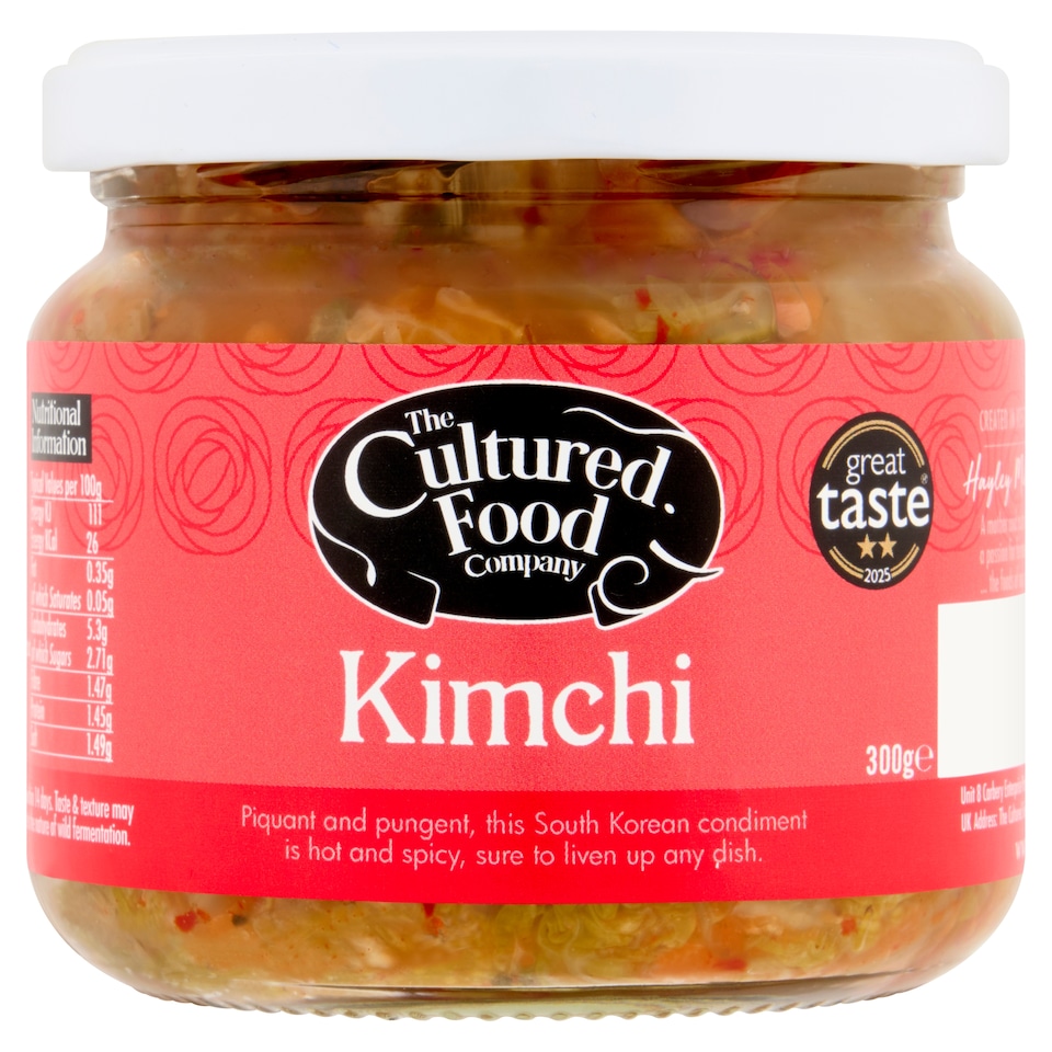 THE CULTURED FOOD COMPANY KIMCHI 300G