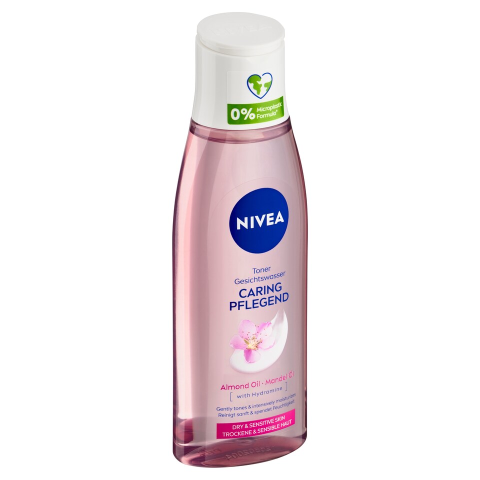 image 1 of Nivea Caring Cleansing Toner Dry & Sensitive Skin 200ml