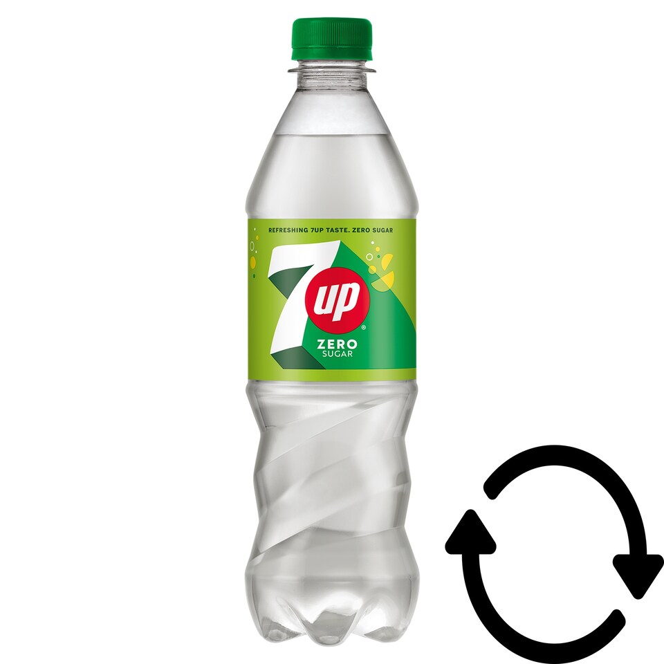 7UP energiamentes citrom és lime aromákkal ízesített szénsavas üdítőital édesítőszerekkel 0,5 l