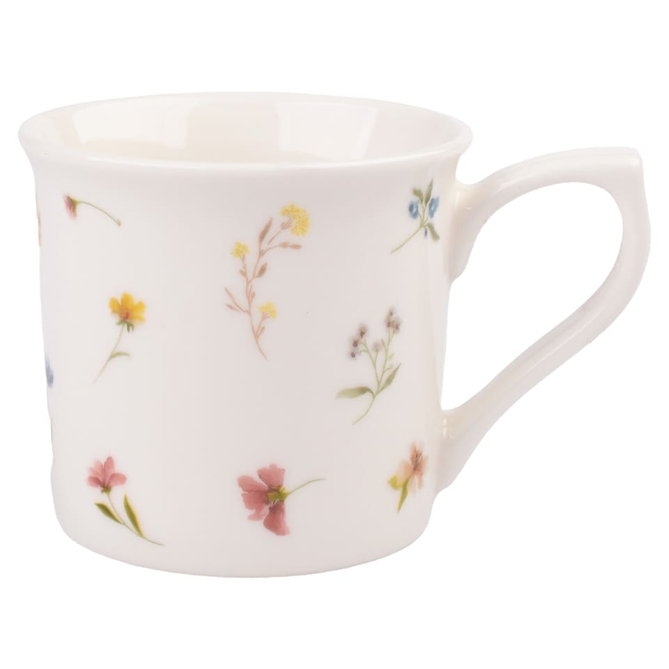 F&F Home Floral Fine China Mug Small