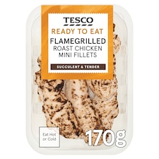 Tesco Flame Grilled Chicken Breast Mini Fillets 170g