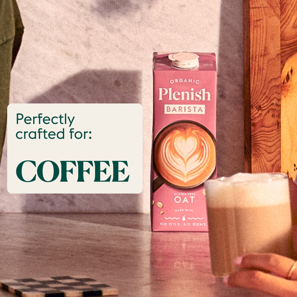 image 1 of Plenish Organic Barista Gluten Free Oat Drink 1L