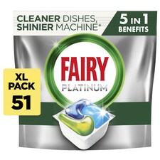 Fairy Platinum All In One Original 51 Dishwasher Tablets 760G